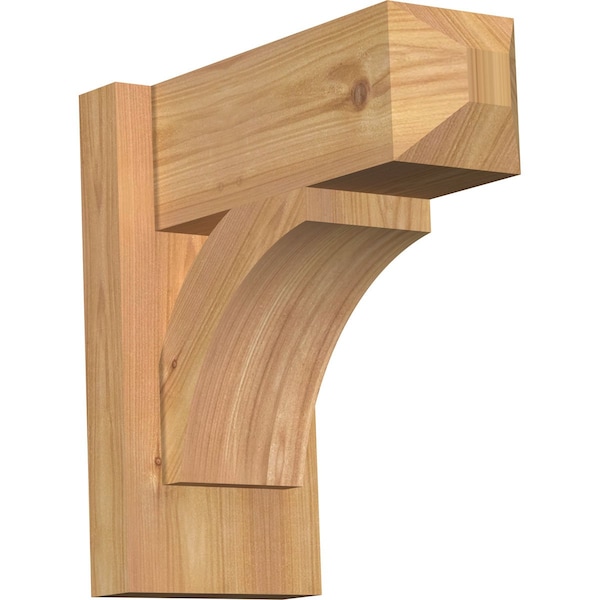 Ekena Millwork Thorton Craftsman Smooth Outlooker, Western Red Cedar, 5 1/2"W x 12"D x 12"H OUT06X12X12THR04SWR - main